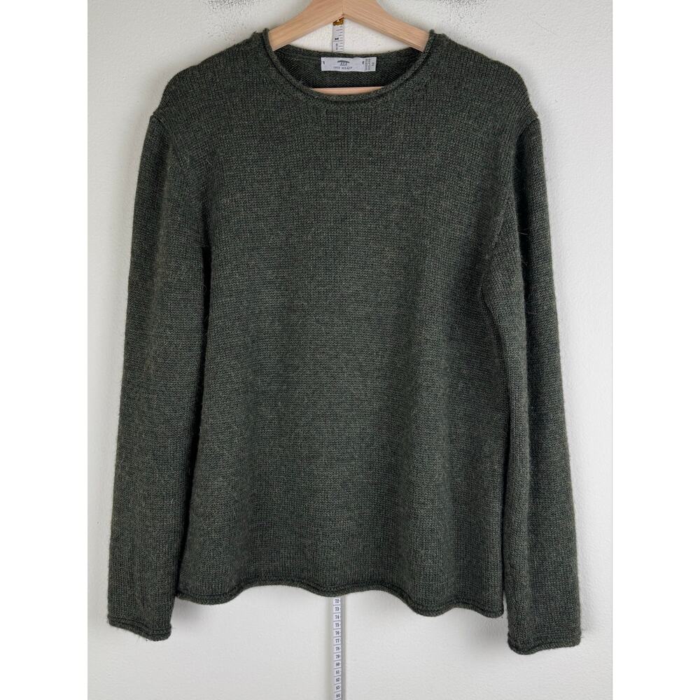 Inis Meáin Baby Alpaca Silk Roll Neck Sweater Ireland Medium - Picture 4 of 12